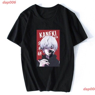 MM Kaneki Tokyo Ghoul T-shirt Japan Anime เสื้อยืดพิมพ์ลายการ์ตูนมังงะ คอกลม cotton แฟชั่น discount