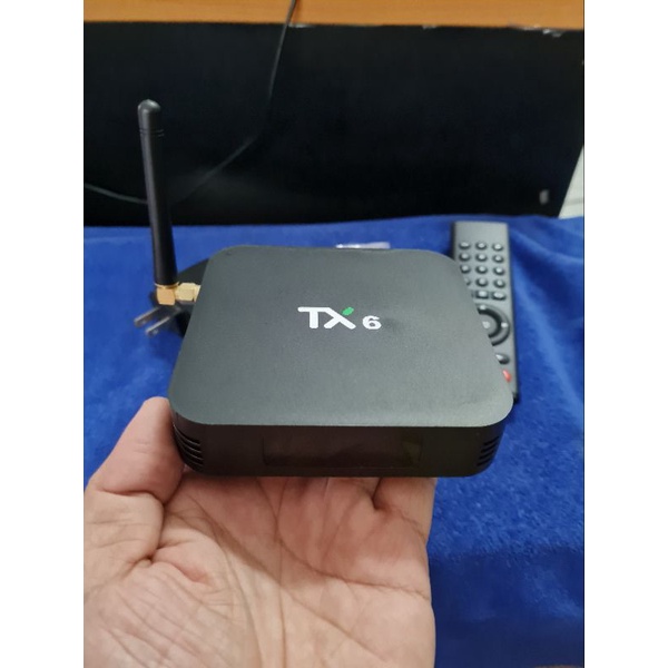👍กล่องAndroid Box 👉Model TX6 แรม4gbแรม32gb android9,usb,wifi,4K 👉สินค้ามือ2👈สภาพใหม่