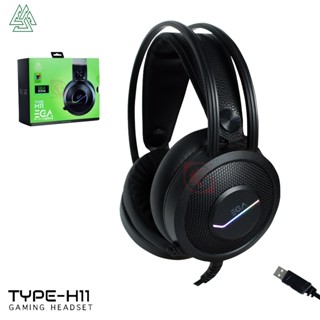 EGA TYPE H11 หูฟังเกมมิ่ง Gaming Headset เสียง 7.1 ไฟ RGB LIGHTING เชื่อมต่อ USB 2.0 ของแท้รับประกันสินค้า 2 ปี