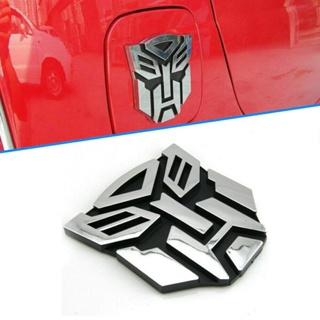 สติกเกอร์โลโก้ Transformers Decepticon 3D สําหรับติดตกแต่งรถยนต์ รถจักรยานยนต์