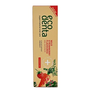 Natural EFE | Kids Toothpaste | Eco Denta Natural Oral Care (Fluoride Free) - Wild Strawberry 75ml