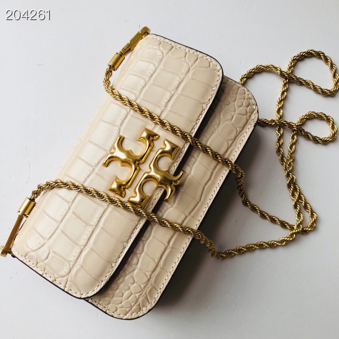 Tory Burch Ladyes Eleanor นูนโทรศัพท์ crossbody กระเป๋าสะพายโซ่