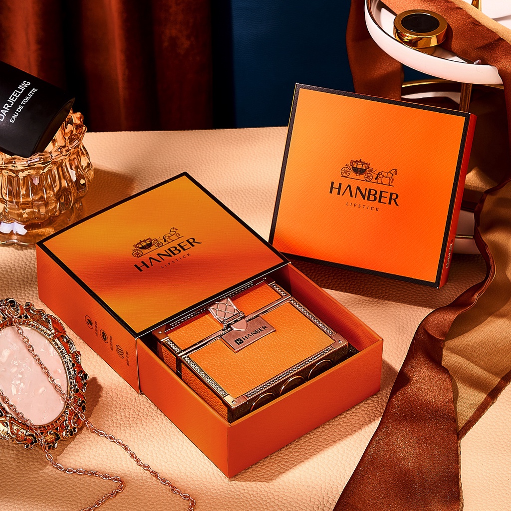Han Belle Star ลิปสติก เนื้อกํามะหยี่ สีสดใส ติดทนยาวนาน，ลิปสติก