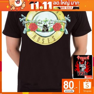 เสื้อวง Guns N Roses เสื้อ กันส์แอนด์โรสเซส เสื้อคอฟิต แฟชั่น เสื้อวินเทจ RCM1587