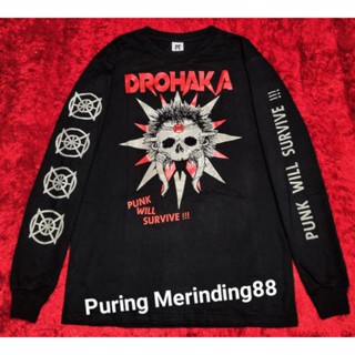 เสื้อแขนยาว Drohaka - Punk will survive