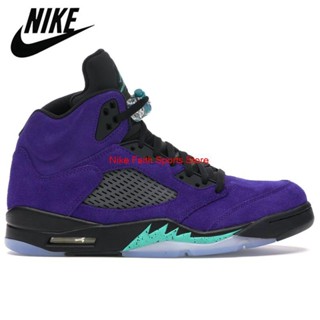 Original Retro Air Jordan 5 What The Alternate Grape Original รองเท้าบาสเก็ตบอล สําหรับผู้ชาย ไซซ์ 7-13 HXBU