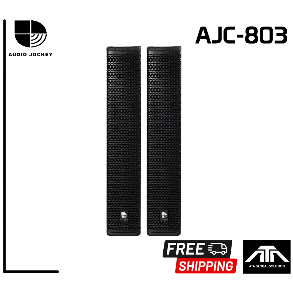 (ส่งฟรี ราคาต่อ 1 คู่) AUDIO JOCKEY AJC-803 ตู้ลำโพงคอลัมน์ 8 นิ้ว audio jockey ajc-803 AJC803
