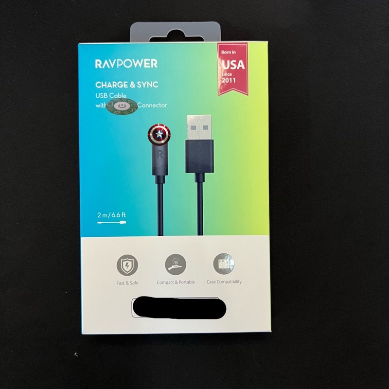สายชาร์จ Ravpower RP-CB031 2M USB-L