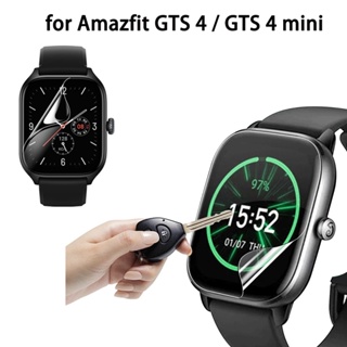 ฟิล์มกันรอยหน้าจอนาฬิกาข้อมือ แบบนิ่ม สําหรับ Huami Amazfit GTS4 GTS 4 Mini