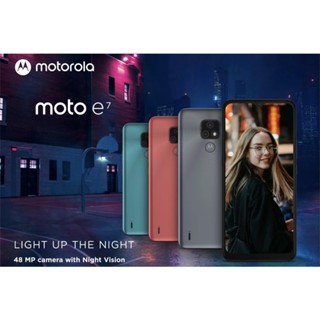 Motorola E7 (Ram4/64GB) เครื่องใหม่ศูนย์ไทยราคาพิเศษ ประกันร้าน