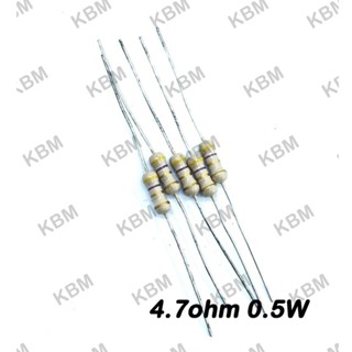 Resistor ตัวต้านทาน 4.7ohm 0.25W 0.5W 1W 2W 3W