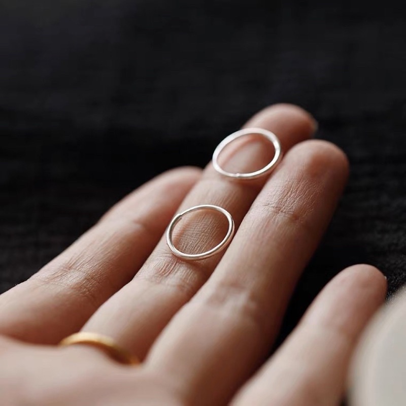 🔥พร้อมส่ง🔥 ต่างหูเงิน Sterling 92.5% แท้ทั้งตัวเรือน *ราคาต่อคู่* - รูปที่ 3