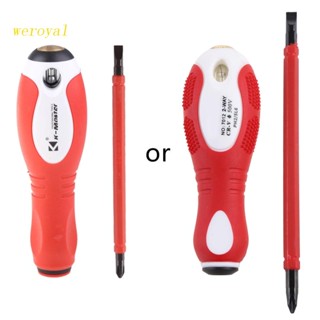 weroyal Voltage Detecter Pen Electric Test Pen Screwdriver Slotted/for Cross Screwdriver