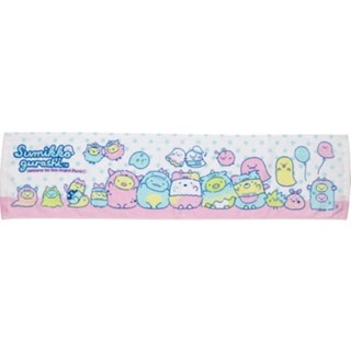 ผ้าขนหนูแบบยาว ลาย Sumikko Gurashi Welcome to the Night Park สีขาว ขนาด 25 x 100 ซม.