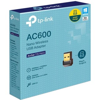 WIRELESS USB ADAPTER (ยูเอสบีไวไฟ) TP-LINK ARCHER T2U NANO AC600 NANO WIRELESS USB ADAPTER