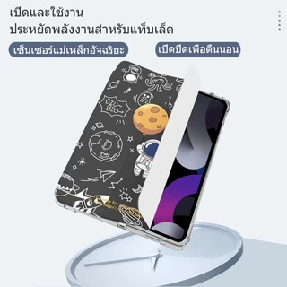 เคสไอเเพด ที่มีช่องเสียบปากกาฝาหลังแบบใส ipad case A16 gen11 gen10 air7 air6 gen5/6 gen7/gen8/gen9 10.2 Air4/Air5 10.9