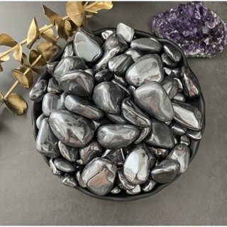 1Pc Natural Hematite Tumble Stone / Hematite It strengthens connection with the earth, making us feel safe and secure.