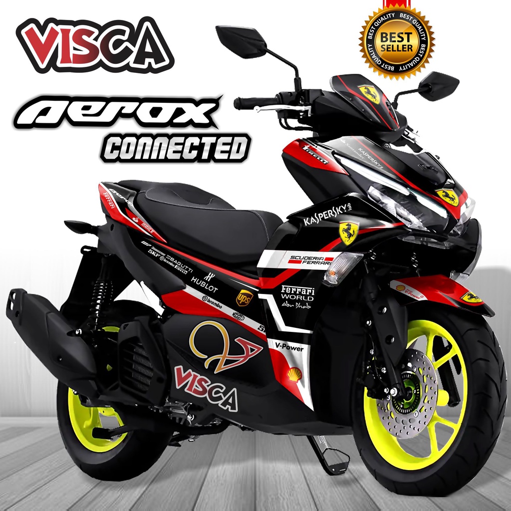 รูปลอก Aerox 155 เชื่อมต่อ 2021 2022 สติกเกอร์เต็มตัว Aerox 155 เชื่อมต่อ 2021 2022 Cool Striping Ae