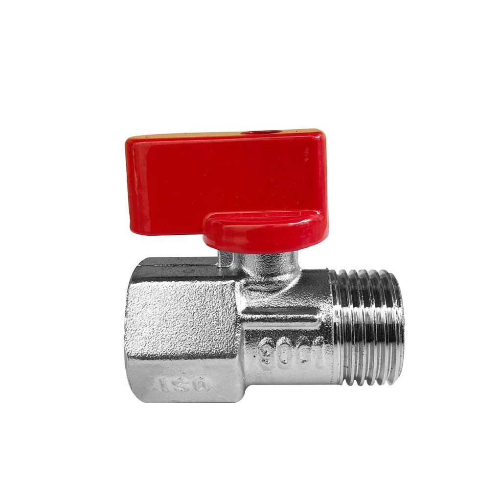 มินิบอลวาล์วสองทาง S-FLO ขนาด 1/2" ผผ ผม มม