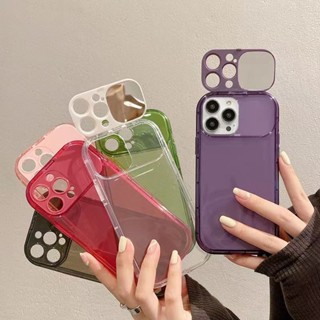 เคสโทรศัพท์มือถือแบบนิ่ม TPU ใส ฝาพับ พร้อมกระจกแต่งหน้า สีมาการอง เรียบง่าย 2 In 1 สําหรับ Vivo V27e Y20 Y12A Y12s Y11s X90 Y77 X80 X70 X60 V23 V20 Pro