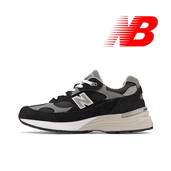 New Balance 992รองเท้าวิ่ง/รองเท้าวิ่ง/เทาดำ/