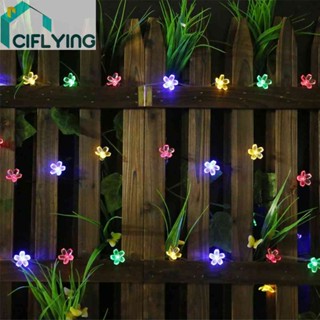 Cifly สายไฟหิ่งห้อย LED 10 40 80 ดวง ลายดอกซากุระ สําหรับตกแต่งงานแต่งงาน