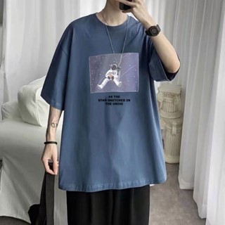 ⚡️ พร้อมส่ง⚡️เสื้อทีเชิร์ต เสื้อยืดคอกลมแฟชั่น