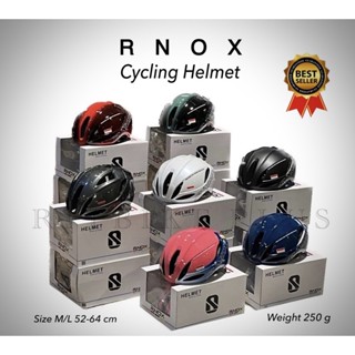 *แถมแว่น*หมวกจักรยาน RNOX หมวกทรงแอโร่ พร้อมกล่อง สวย เบา กระชับ **(สินค้าบริษัท)**
