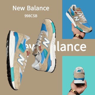 （ยิงจริง）New Balance 998CSB ของแท้100%💯รองเท้าผ้าใบ รองเท้า รองเท้าวิ่ง รองเท้า New Balance-1-4