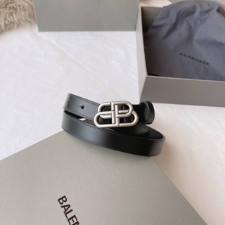 พร้อมส่ง New Balenciaga thin belt2.5(Ori)เทพ