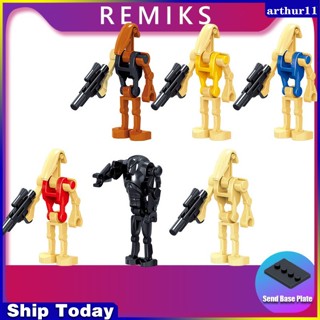 Arthur บล็อกตัวต่อเลโก้ Star Wars Super Battle Droid RO-GO C009-C014 ของเล่นสําหรับเด็ก