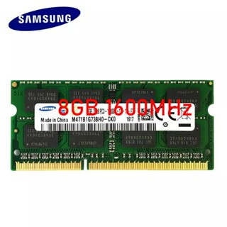 Samsung 8GB DDR3 Bus 1600MHz PC3-12800 แรมโน๊ตบุ๊ค(สินค้าใหม่) รับประกัน 2 ปี