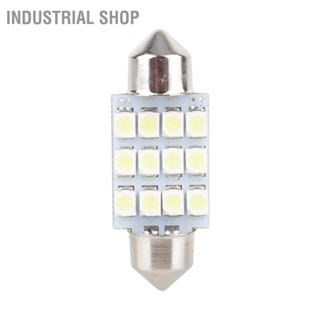 BIndustrial Shop หลอดไฟ Led 31 มม. 12 Smd สีขาว สําหรับติดตกแต่งภายในรถยนต์ De3175