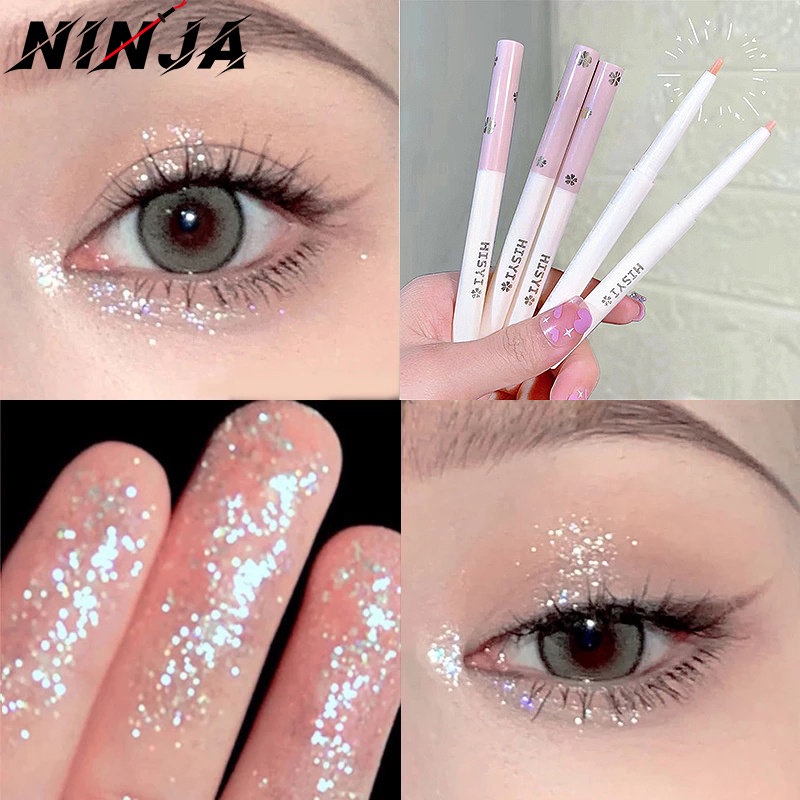 [Hot]Fairy Pearlescent Eyeshadow Stick Waterproof Eye Makeup Cosmetic Bright Highlight Pen Diamond S