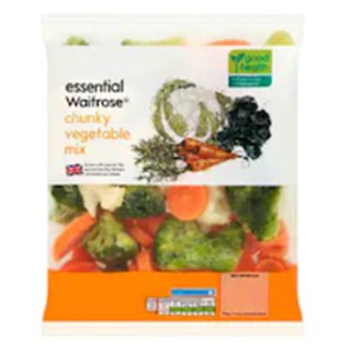 เวทโทรสผักรวมแช่แข็งกระหล่ำดอกบล็อคโคลีแครอท 750กรัมWaitrose Frozen Mixed Vegetables