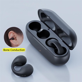 Accezz Bone Conduciton หูฟังไร้สาย หูฟังไฮไฟ สเตอริโอ เพลงรอบทิศทาง TWS สําหรับชุดหูฟังกีฬา