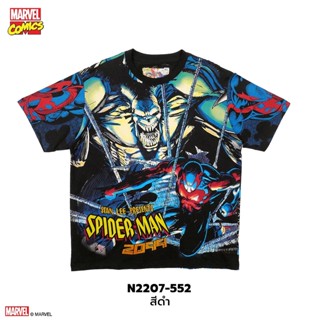 Power 7 Shop เสื้อยืดการ์ตูน ลาย Spider Man ลิขสิทธ์แท้ MARVEL COMICS  T-SHIRTS OVP (N-2207-552)