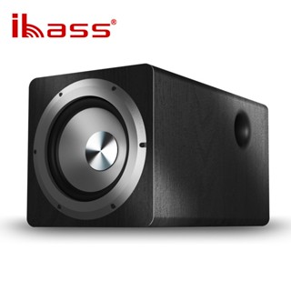 ibass 100W 6.5นิ้ว ตู้ลำโพงซับ Active Subwoofer ซับวูฟเฟอร์ สำหรับ โฮมเธียเตอร์ (มีแอมป์ขยายสัญญาณในตัว) เชื่อมต่อได้กับ