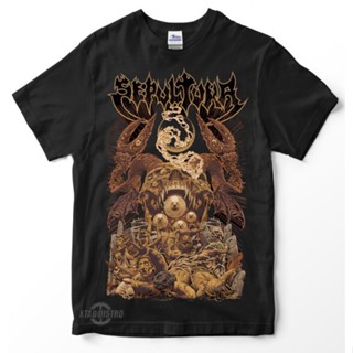 Sepultura ARISEN เสื้อยืดลําลอง แขนสั้น คอกลม พิมพ์ลาย Sepultura roots arise chaos ad quadra สําหรับผู้ชาย