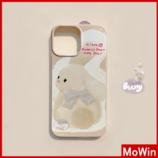 Mowin - เข้ากันได้สำหรับ เคสไอโฟน เคสไอโฟน11 สำหรับ iPhone 14 Pro max เคส iPhone สีเทากากี TPU เคสนิ่ม เคสกันกระแทกกันกระแทกกล้องน่ารักตุ๊กตากระต่ายเข้ากันได้สำหรับ iPhone 13 Pro max 12 Pro Max 11 xr xs 7Plus 7 8