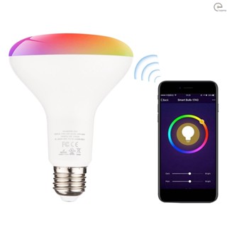 [T&amp;H] หลอดไฟอัจฉริยะ LED RGB 2.4Ghz E27 220-240V 13W หรี่แสงได้ ควบคุมผ่านแอพ WiFi ควบคุมด้วยเสียง ไม่ต้องใช้ฮับ ปลั๊ก EU