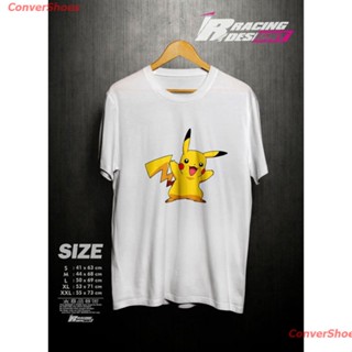 เสื้อยืดกีฬา (Hot Item) เสื้อยืดลําลองแขนสั้นพิมพ์ลาย Pokemon Pikachu Chibi Art Distro Short sleeve T-shirts