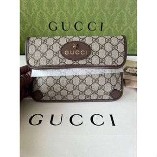 😘New Gucci GG Supreme belt bag ปี 2022🌈