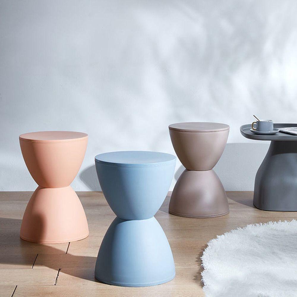 Somedayzl เก้าอี้กลม PP สร้างสรรค์ ทนทาน กันน้ํา หนา ห้องนั่งเล่น ตกแต่งบ้าน ใช้งานง่าย ทําความสะอาดง่าย เก้าอี้เด็ก - รูปที่ 6