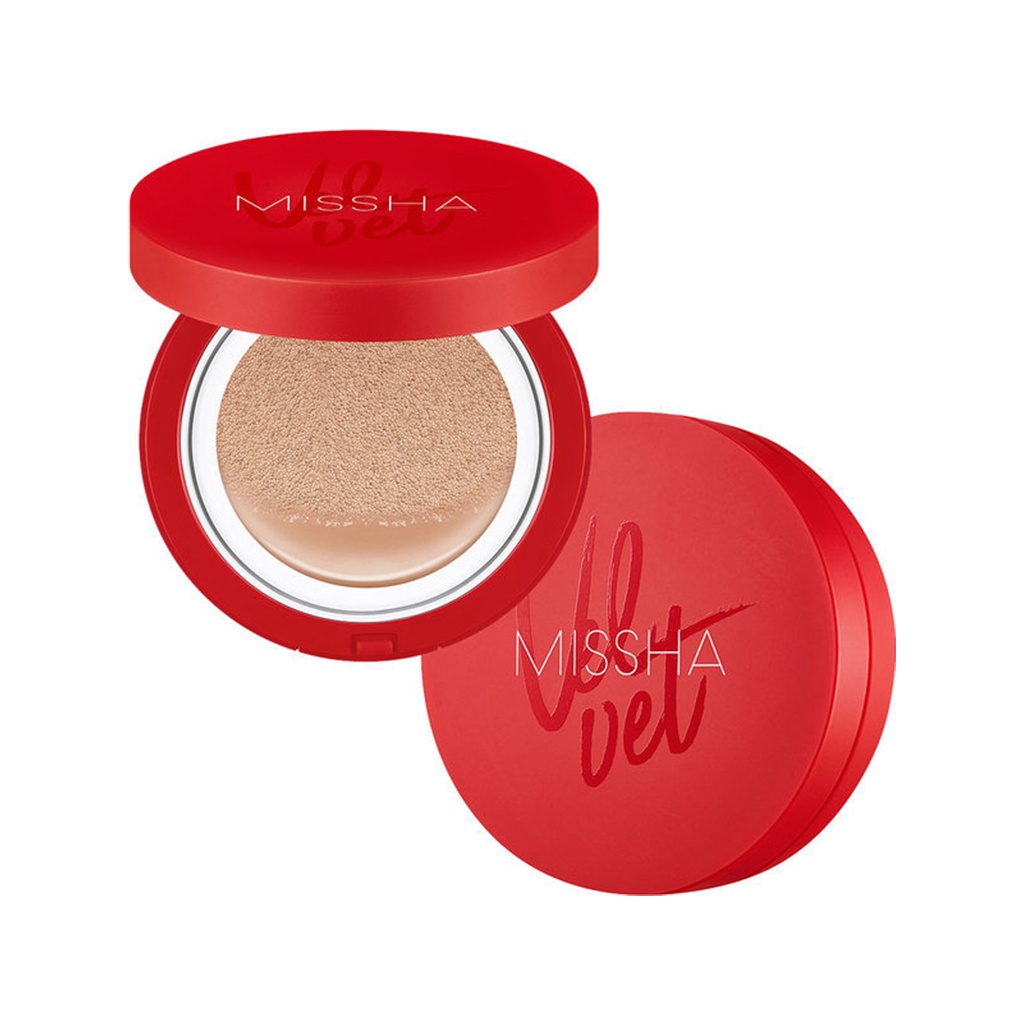 missha velvet finish cushion เบาะกำมะหยี่ 15g