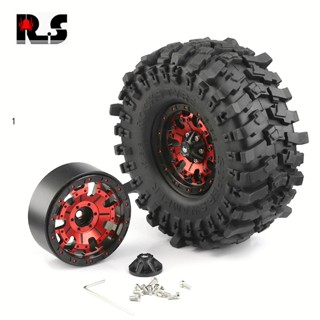 ขอบล้อโลหะ 1.9 นิ้ว พร้อมโฟม สําหรับรถไต่หินบังคับ 1/10 TRX4 SCX10 D90 KM2 YIKONG 4102 4103 90046