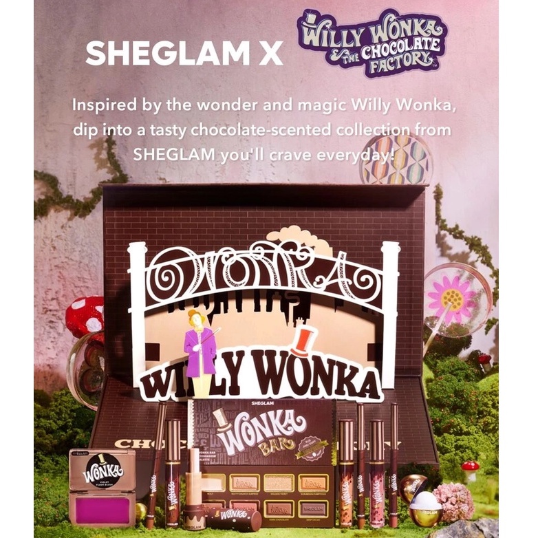 SHEGLAM Willy Wonka Cosmetics ( FOR EXPORT )