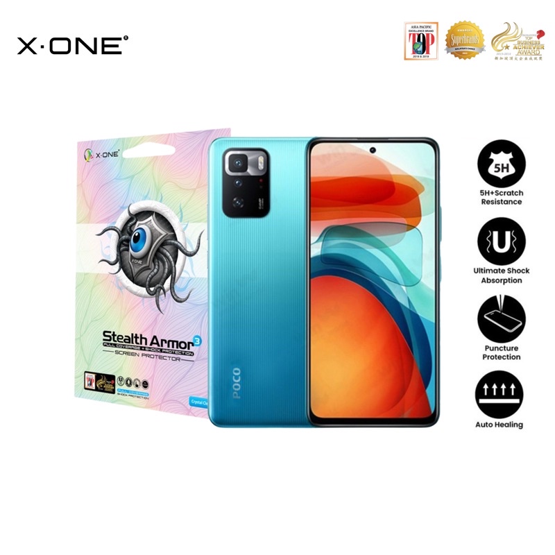 XDOne Stealth Armor 3 ตัวป้องกันหน้าจอสําหรับ Poco X3 GT