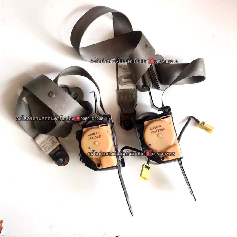 เข็มขัดนิรภัย(Seat Belt) HONDA City ปี0813 มือสองแท้ ด้านหน้า ซ้ายขวา