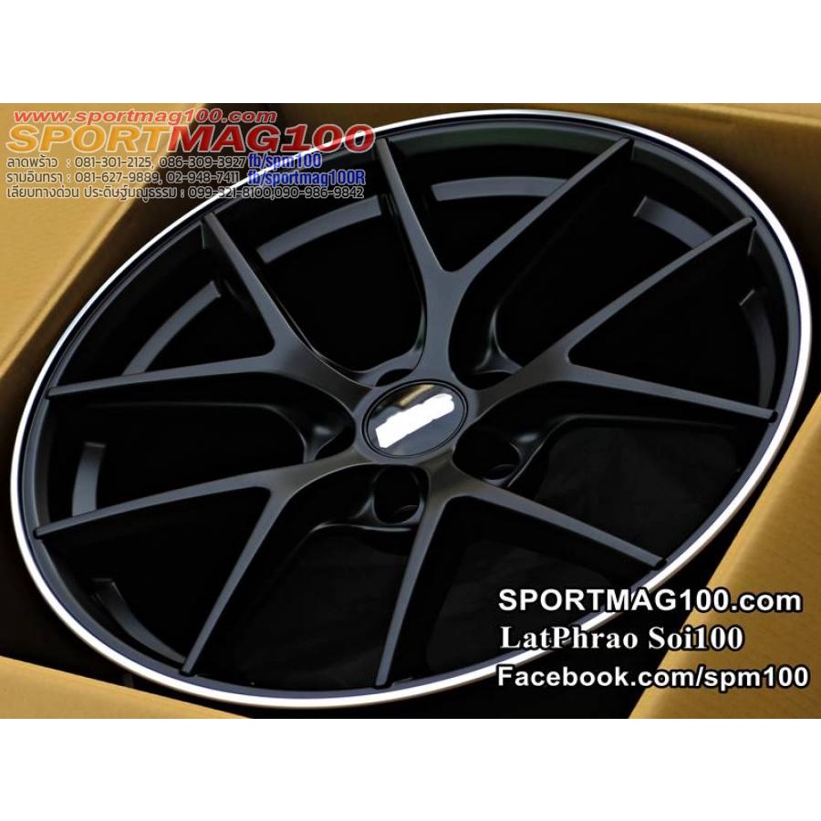 ล้อแม็กเบา Flowformig AOW CIR 5รู114 ET40-42 ดำด้าน F8.5 R9.5-19นิ้ว